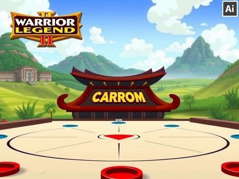 Accurate carrom physics in the game Carrom physics demonstration