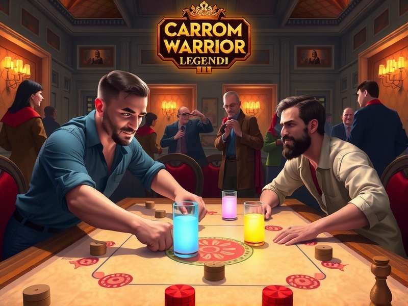 Indian players at a community tournament Carrom Warrior II community event